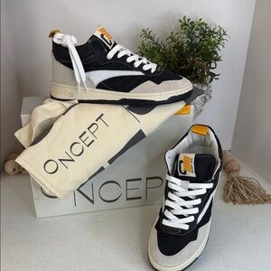 ONCEPT
Women's Princeton Low Top Sneakers Black Sz 7.5